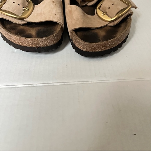 BIRKENSTOCK ARIZONA BIG BUCKLE SLIDE SANDALS SANDCASTLE SIZE 42 (11/11.5) - Picture 10 of 11